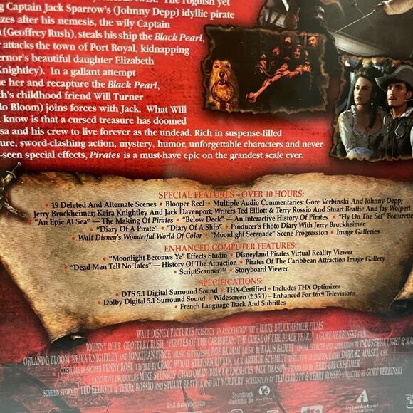 Pirates of the Caribbean “The Curse of the Black Pearl” Collector’s Ed. - Picture 8 of 11